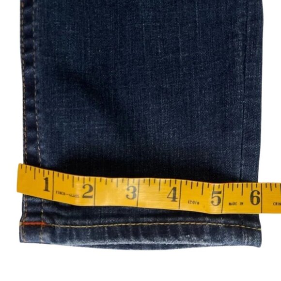 True Religion Halle High Rise Super Skinny Women's Dark Blue Jeans Size 27 - Picture 10 of 11